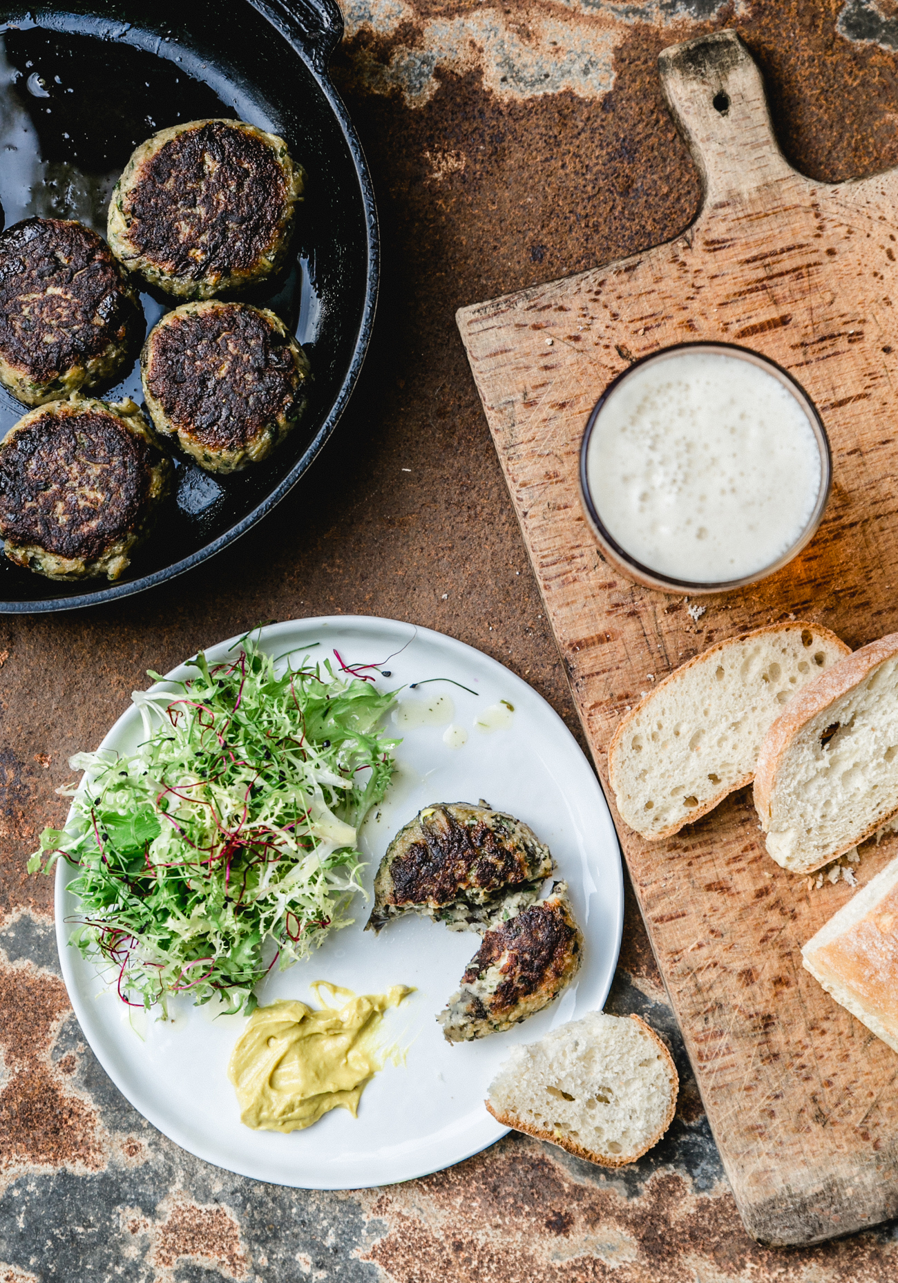 Vegetarische Auberginen-Frikadellen. - HeldamHerd Vegetarische Auberginen-Frikadellen. - HeldamHerd